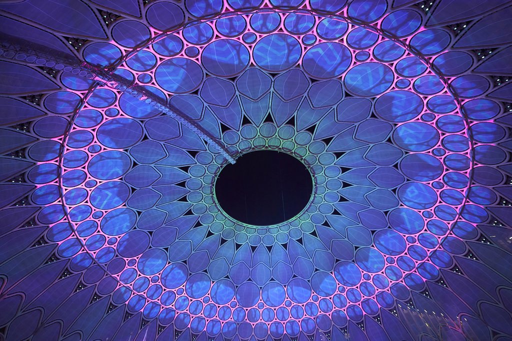 Expo 2020, Light-Show Al Wazl Plaza