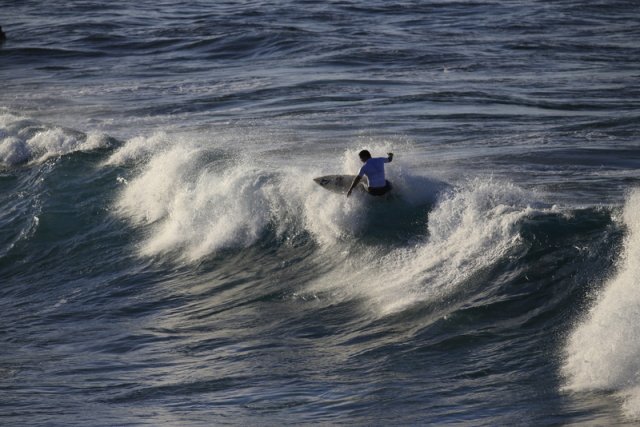 Surfer am Ho´okipa Beach