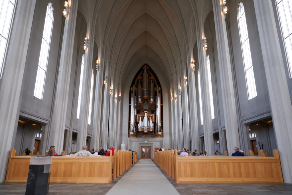 Orgelkonzert Hallgrimskirche, Reykjavik