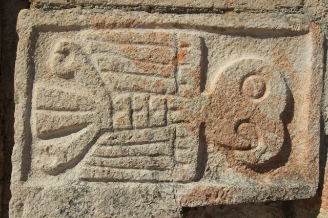 Puuc-Ornament, Große Pyramide, Uxmal