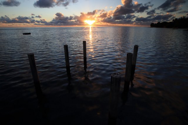 Sonnenuntergang, Moorea