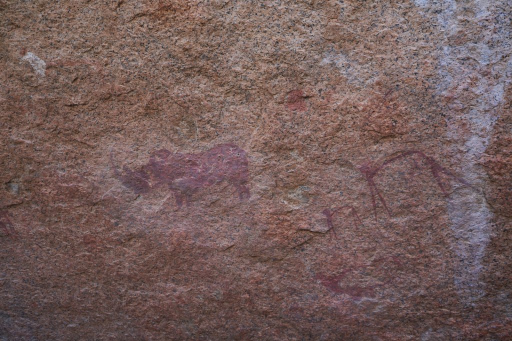 Felszeichnungen, Small Bushmen´s Paradise, Spitzkoppe