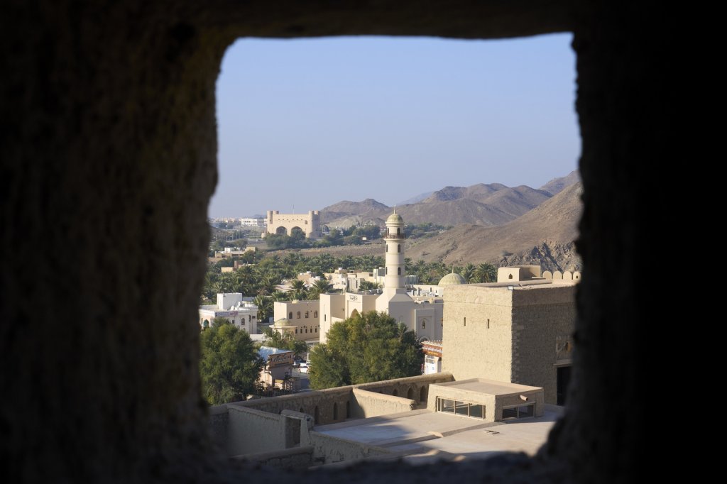 Blick auf Bahla vom Fort Bahla