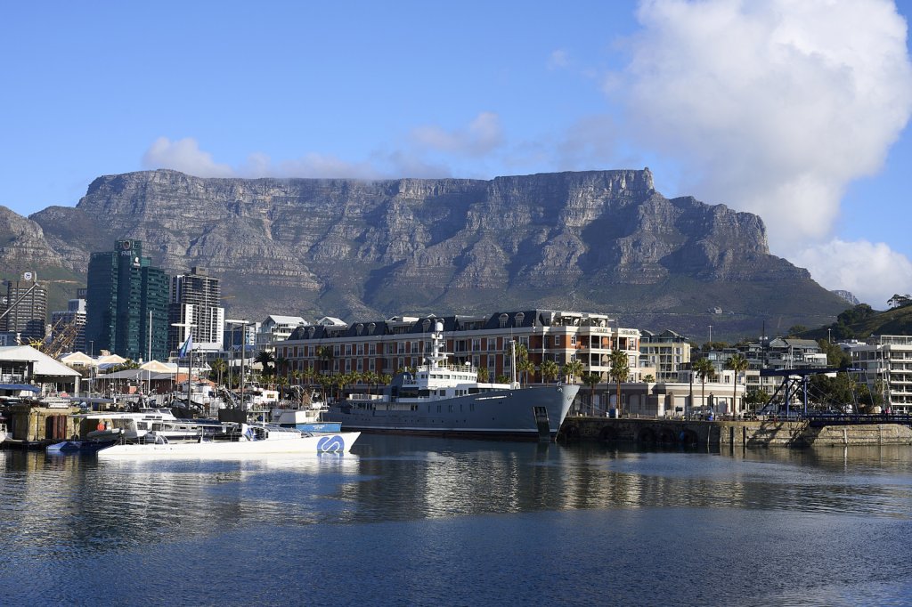 Tafelberg, Blick von Waterfront