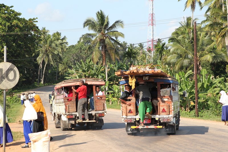 Straßenszene, Sansibar