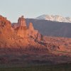 Fisher Towers + La Sal Mountains, Moab