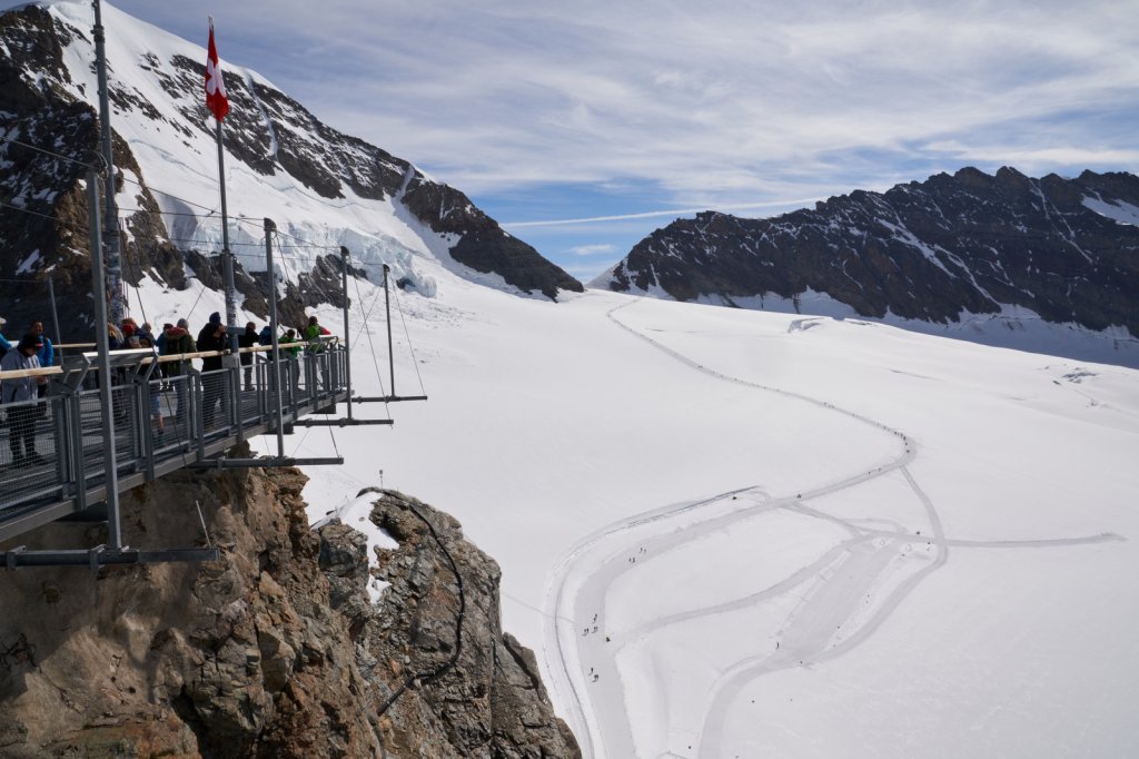 Blick von der Sphynx, Jungfraujoch