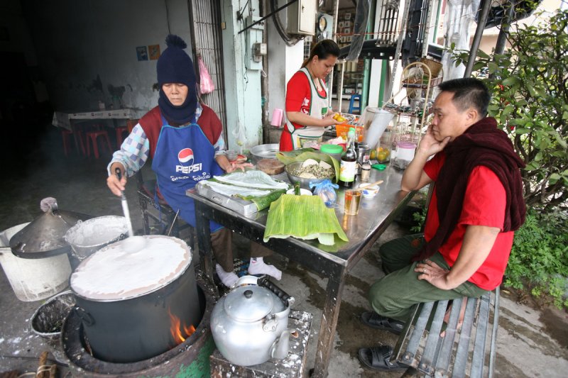 Straßenrestaurant, Vientiane