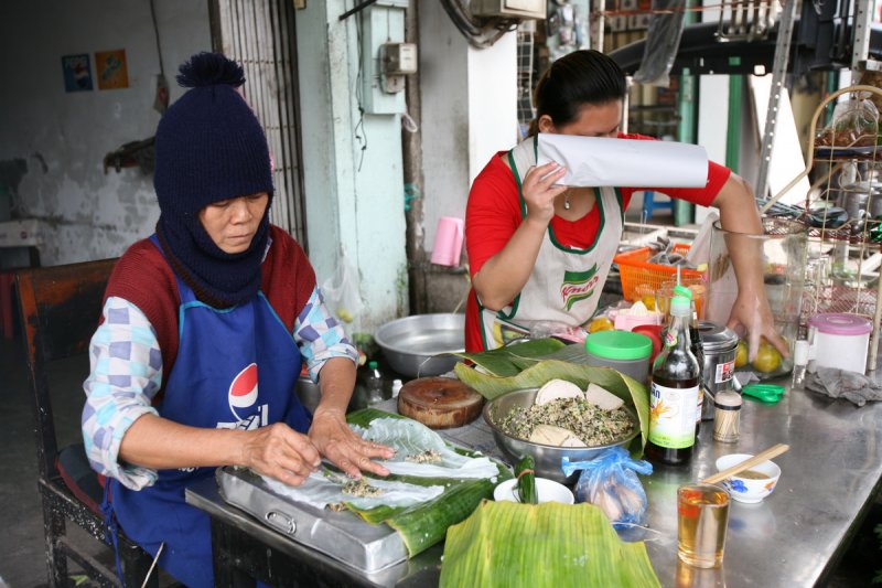 Straßenrestaurant, Vientiane