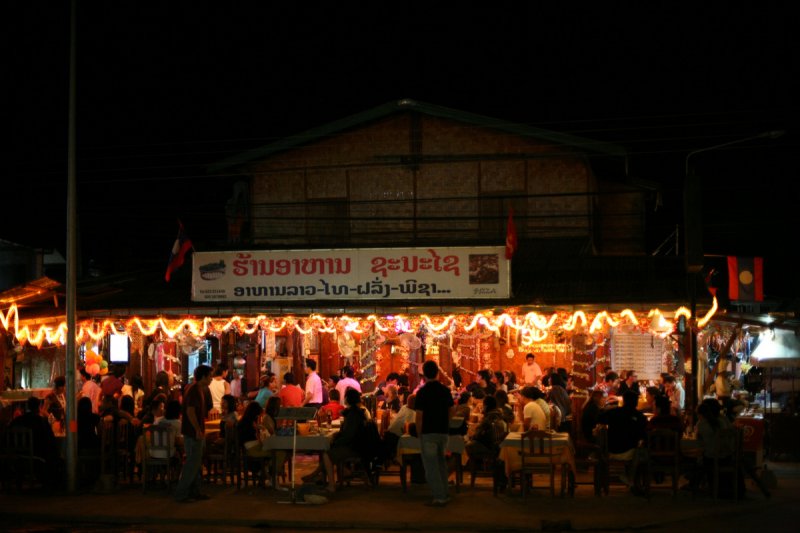 Restaurant, Vang Vieng