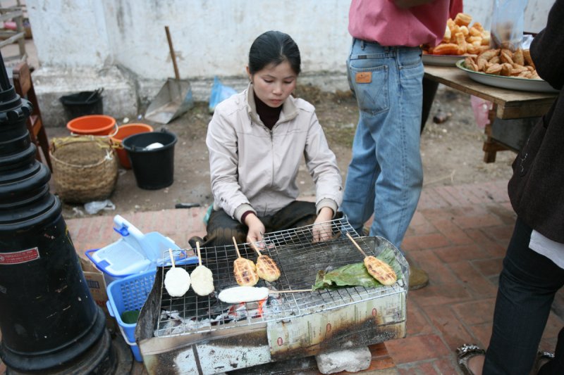 Morgenmarkt, Luang Prabang