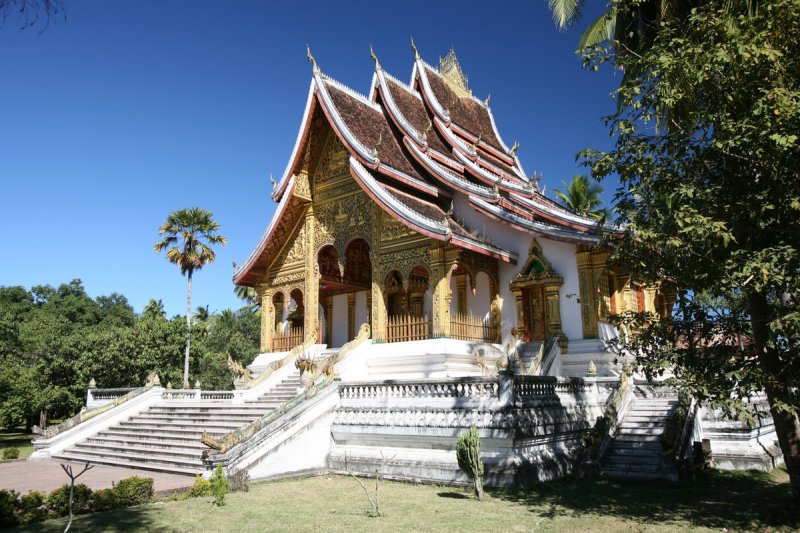 Pha Bang Halle beim ehemaligen Königspalast, Luang Prabang