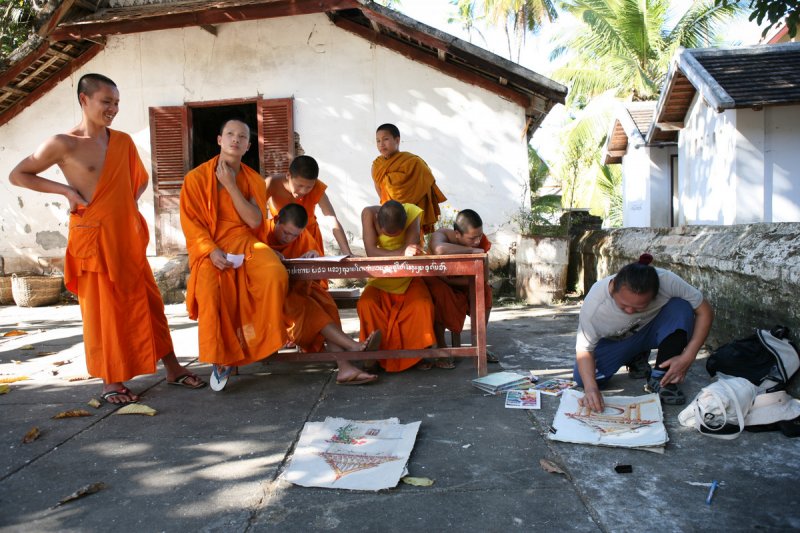 Mönchsschule Wat Sop, Luang Prabang