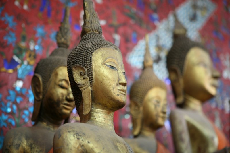 Buddhafiguren, Wat Xieng Thong, Luang Prabang