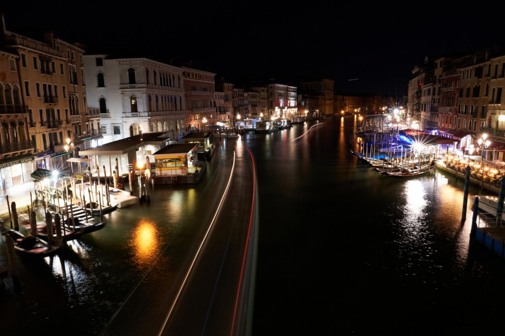 Blick von Rialtobrücke auf Canal Grande